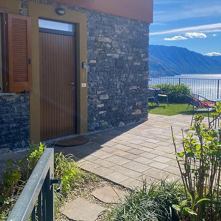 Vista Paradiso I - Garten Ferienwohnung Perledo Esterno foto