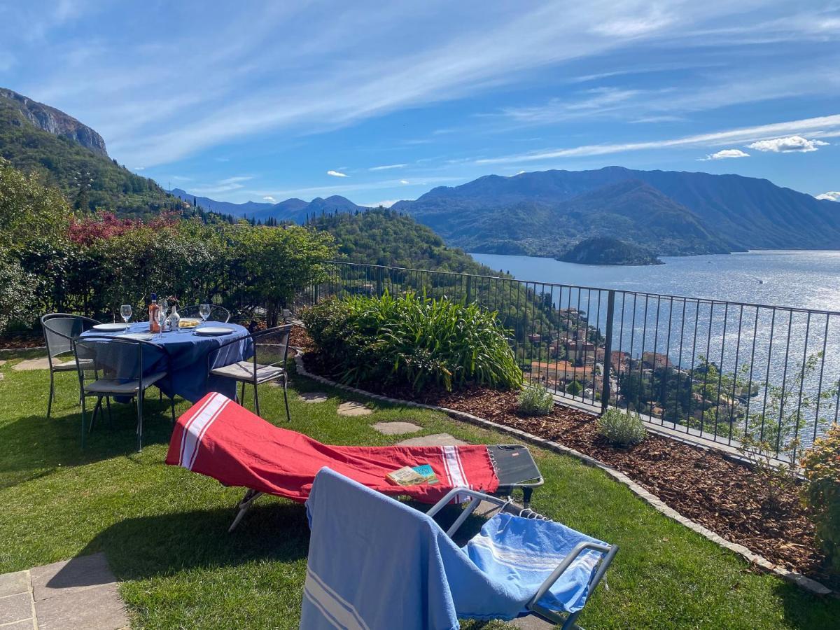 Vista Paradiso I - Garten Ferienwohnung Perledo Esterno foto