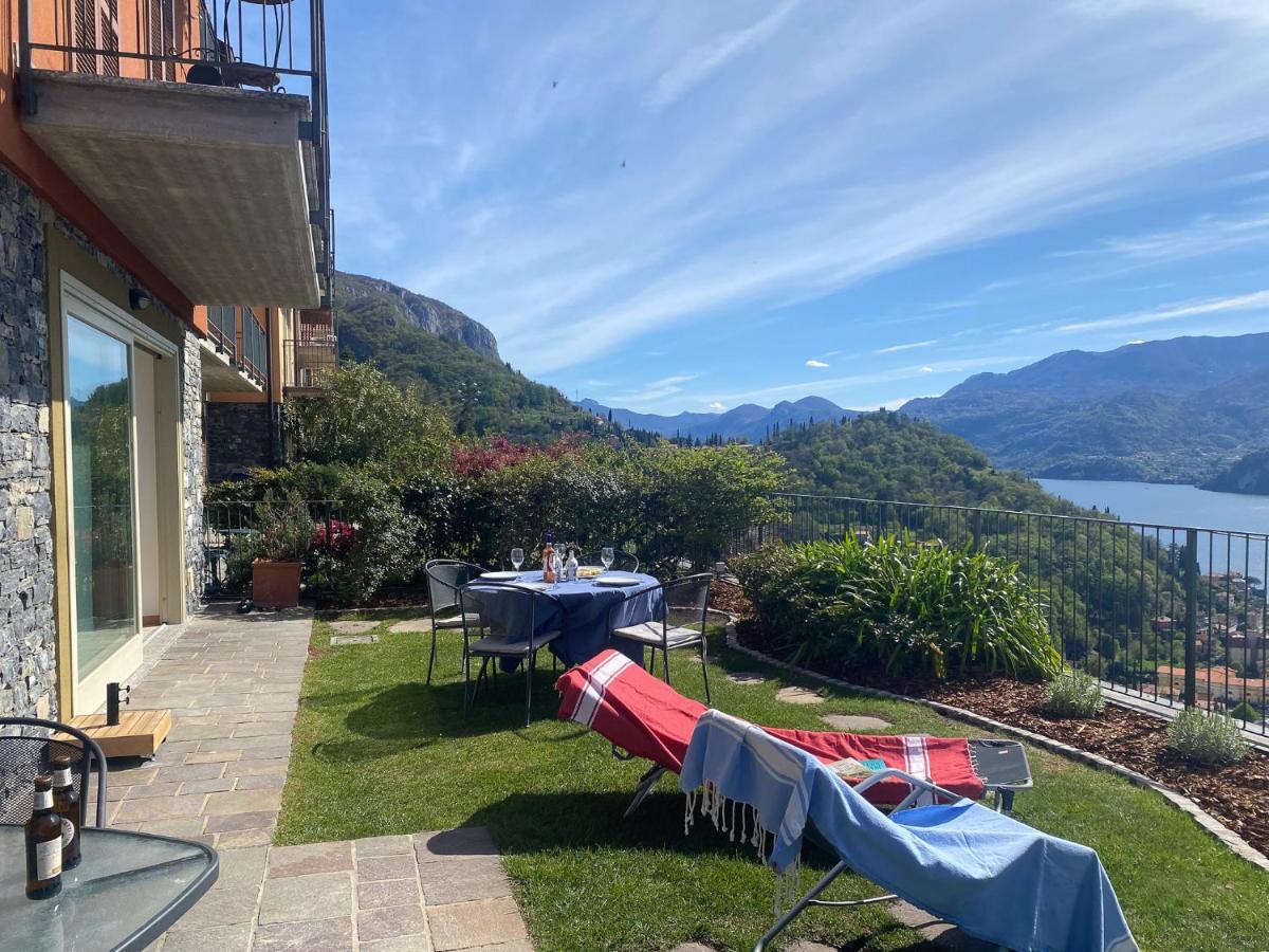 Vista Paradiso I - Garten Ferienwohnung Perledo Esterno foto