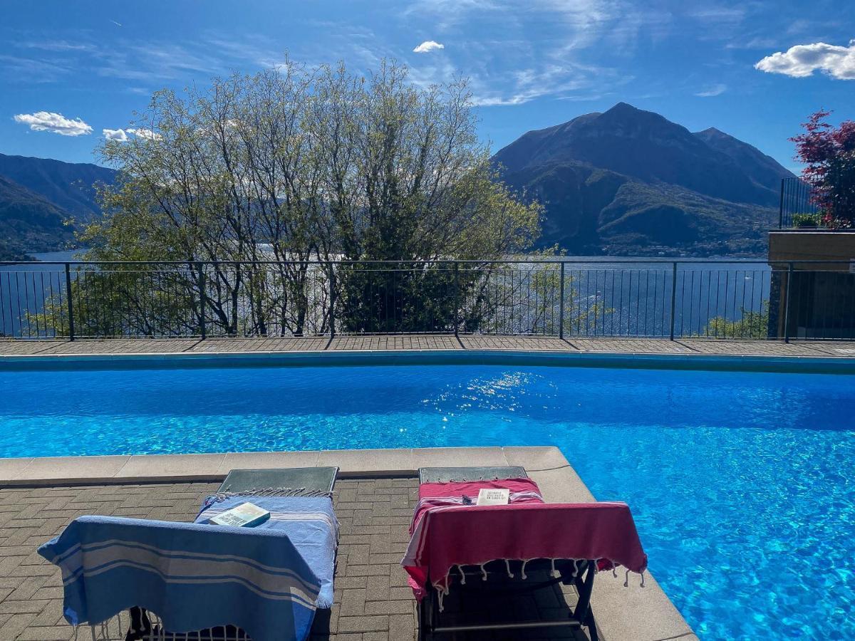 Vista Paradiso I - Garten Ferienwohnung Perledo Esterno foto