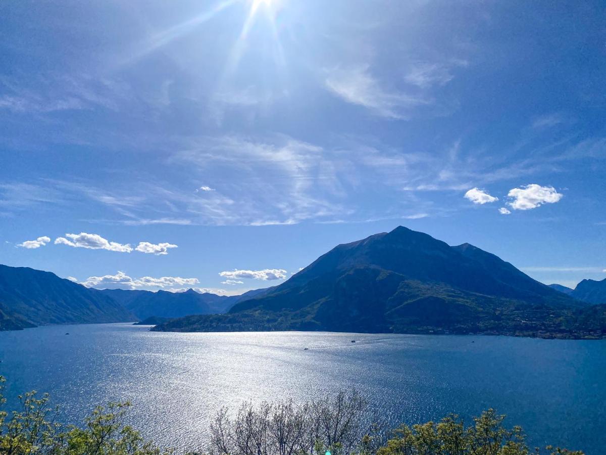 Vista Paradiso I - Garten Ferienwohnung Perledo Esterno foto