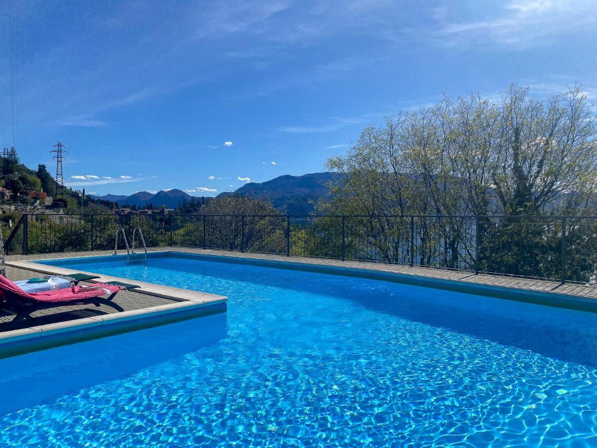 Vista Paradiso I - Garten Ferienwohnung Perledo Esterno foto